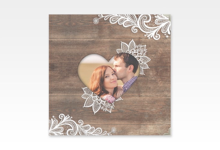 Gästebuch Selection Hochzeit Spitze Leinen-Hardcover