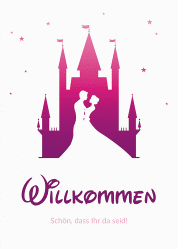 Klick: Details zu Willkommensschild Poster "Castle" anzeigen Willkommensschild Poster Castle 50 x 70 cm Poster pink