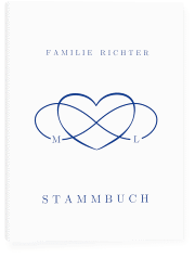 Klick: Details zu Stammbuch A5 "Infinity" anzeigen Stammbuch A5 Infinity Stammbuch A5 blau