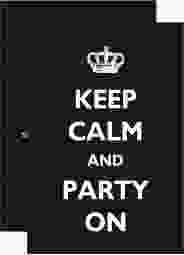 Party Einladungskarte "Statement"