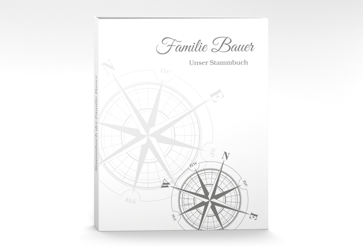 Stammbuch A4 Windrose Stammbuch A4 grau