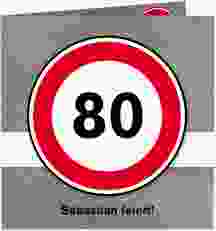 Einladung 80. Geburtstag "Emil/Emma"