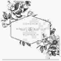 Gästebuch Creation Hochzeit Magnificent 20 x 20 cm, Hardcover schwarz