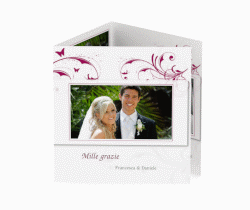 Klick: Details zu Ringraziamenti matrimonio collezione Palma anzeigen Ringraziamenti matrimonio collezione Palma Quadr. Karte doppelt marrone