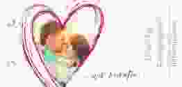 Hochzeitseinladung Liebe Booklet pink