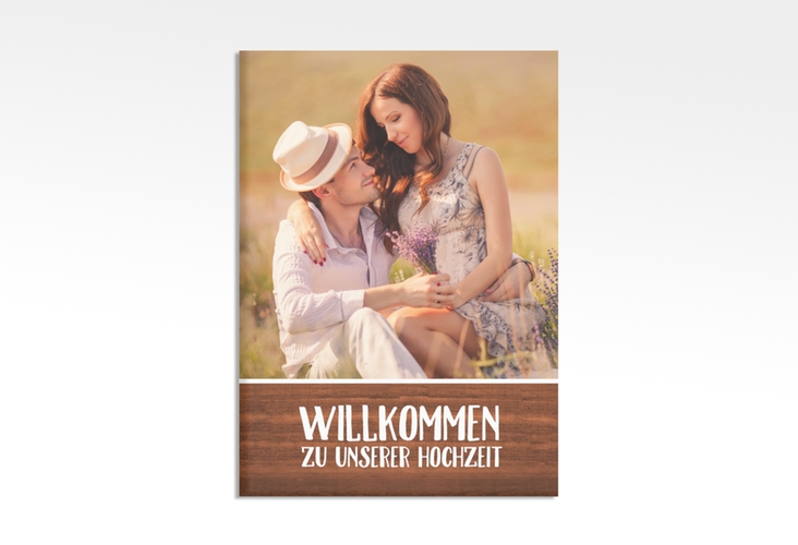 Willkommensschild Hochzeit Landliebe 50 x 70 cm Leinwand