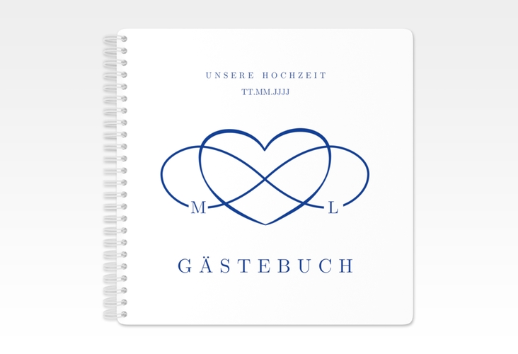 Gästebuch Hochzeit Infinity Ringbindung