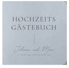 Klick: Details zu Gästebuch Selection Hochzeit "Hochzeitsfreude" anzeigen Gästebuch Selection Hochzeit Hochzeitsfreude Leinen-Hardcover blau