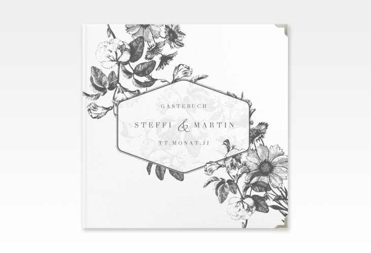 Gästebuch Selection Hochzeit Magnificent Leinen-Hardcover schwarz