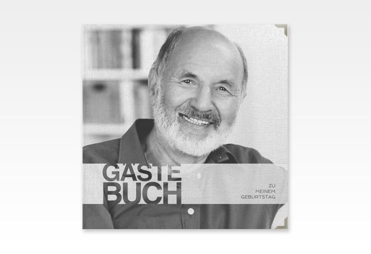 Gästebuch Selection Geburtstag Banderole Leinen-Hardcover