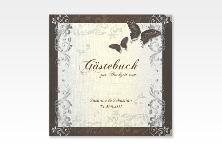 Gästebuch Selection Hochzeit Toulouse Leinen-Hardcover braun
