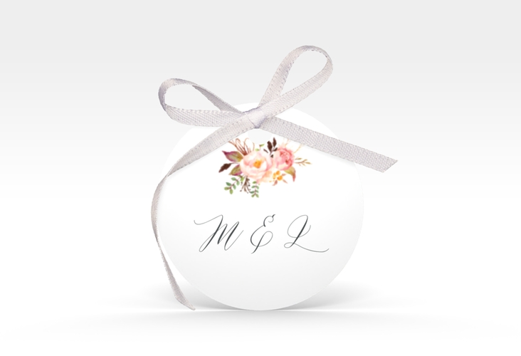 Geschenkanhänger Hochzeit Prachtvoll Geschenkanhänger, rund