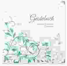 Gästebuch Selection Hochzeit Lilly Leinen-Hardcover tuerkis