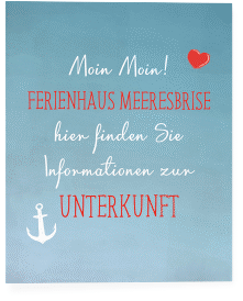 Gästemappe Ferienwohnung A4 "Meeresbrise"