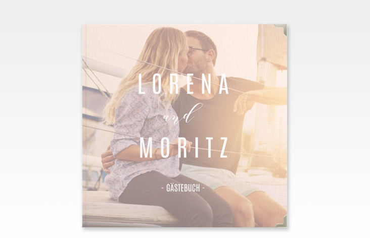 Gästebuch Selection Hochzeit Memory Leinen-Hardcover rosa