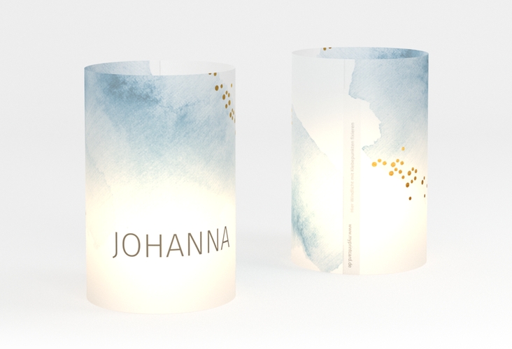 Windlicht Hochzeit Pastell Windlicht blau