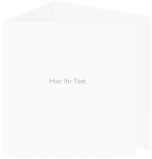 Blanko quadratische Klappkarte doppelt quadr. Doppel-Klappkarte