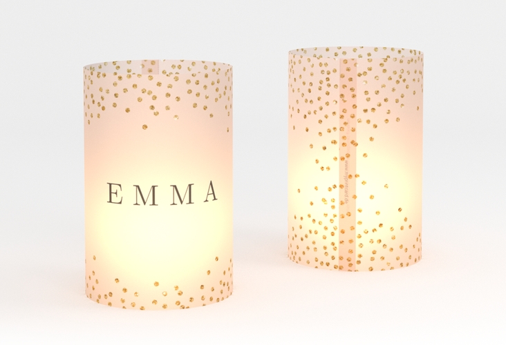 Windlicht Hochzeit Glitter Windlicht rosa