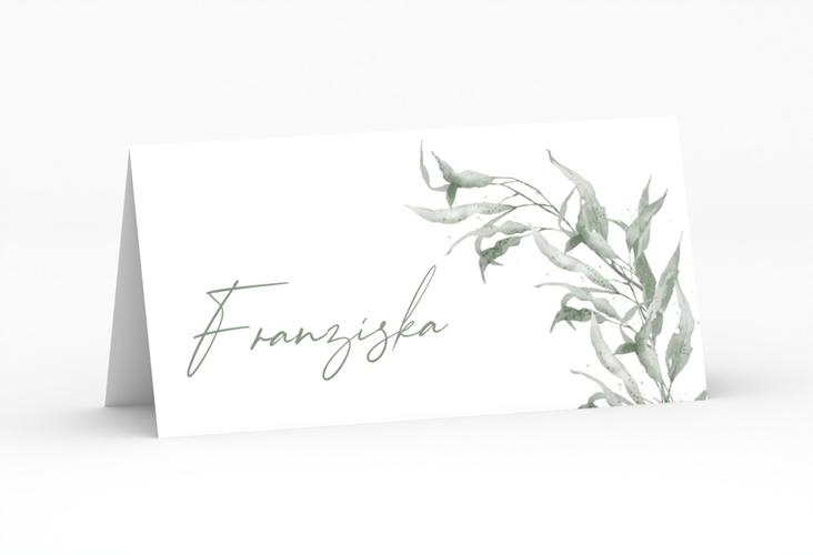 Tischkarte Hochzeit Eucalyptus Green Tischkarten
