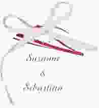 Geschenkanhänger Hochzeit Mailand Geschenkanhänger, rund pink