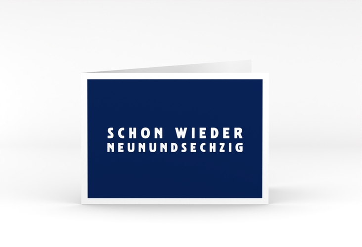 Einladung 70. Geburtstag Gag A6 Klappkarte quer