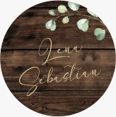 Aufkleber Hochzeit Landhaus