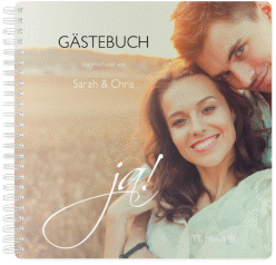 Klick: Details zu Gästebuch Hochzeit "Clarity" anzeigen Gästebuch Hochzeit "Clarity" Ringbindung schwarz