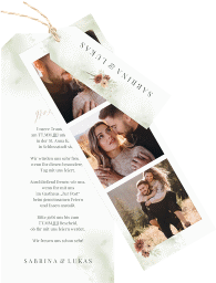 Hochzeitseinladung Odeur Kartentrio gruen