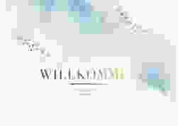 Willkommensschild Poster "Pastell"