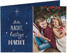 Klick: Details zu Weihnachtskarte "Sternenzauber" anzeigen Weihnachtskarte "Sternenzauber"