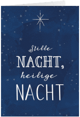 Business-Weihnachtskarte "Weihnachtszeit"