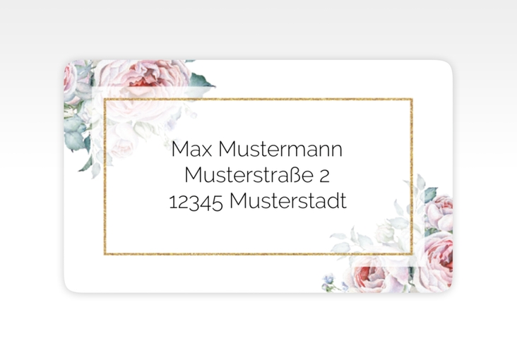 Empfängeretikett Hochzeit Embrace 63,5 x 38,1 mm