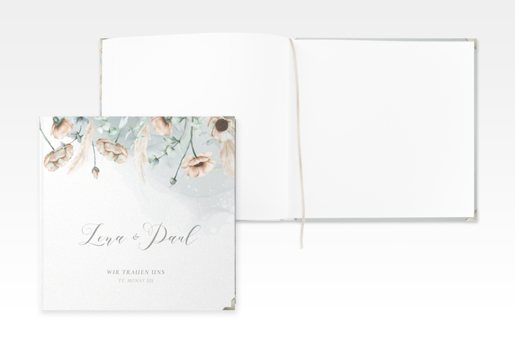 Gästebuch Selection Hochzeit Anemone Leinen-Hardcover mint