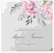 Gästebuch Selection Hochzeit Blooming Leinen-Hardcover rosa