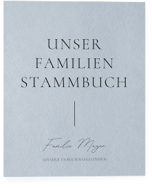 Stammbuch A4 Hochzeitsfreude Stammbuch A4 blau