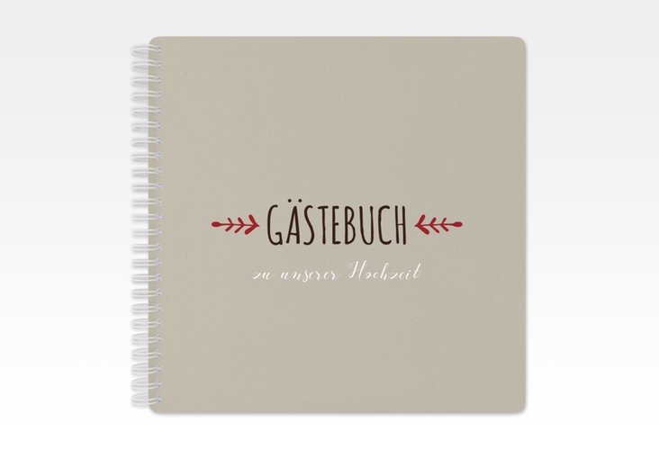 Gästebuch Hochzeit Eden Ringbindung