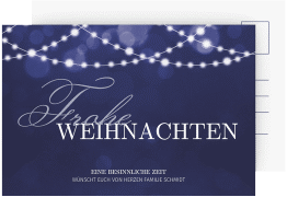 Weihnachtskarte "Lichterzauber"