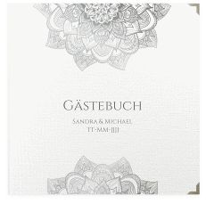 Klick: Details zu Gästebuch Selection Hochzeit "Delight" anzeigen Gästebuch Selection Hochzeit Delight Leinen-Hardcover grau