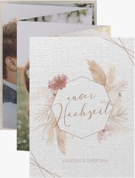 Foto-Leporello Hochzeit Bohostyle