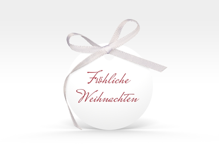 Geschenkanhänger Weihnachten Komet Geschenkanhänger, rund hochglanz