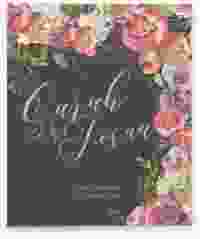 Hochzeitsalbum Flowerbomb 21 x 25 cm schwarz