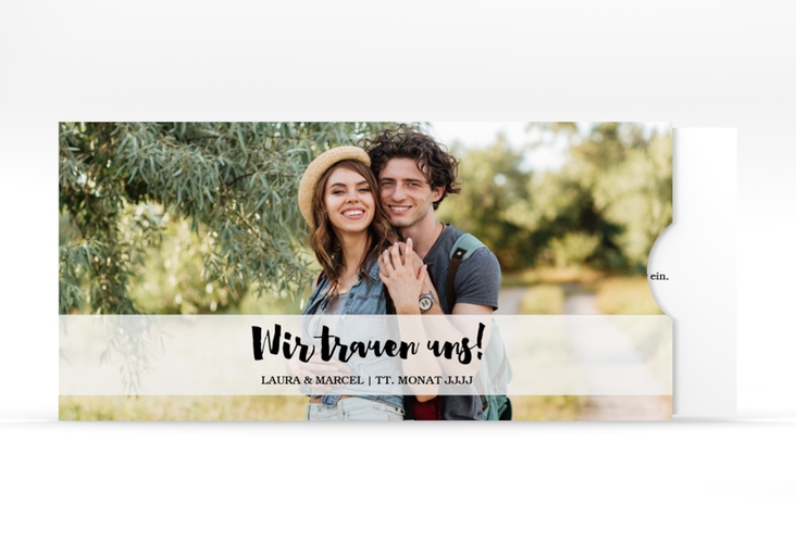 Hochzeitseinladung "Mirage" Einsteckkarte