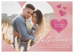 Klick: Details zu Fotopuzzle 500 Teile "Liebevoll" anzeigen Fotopuzzle 500 Teile Liebevoll 500 Teile rosa
