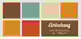Einladung 30. Geburtstag Daniel/Daniela lange Karte quer braun in Retro-Farben