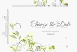 Change the Date-Karte Lilly A6 Karte quer gruen