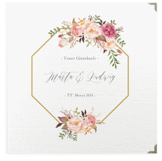 Klick: Details zu Gästebuch Selection Hochzeit "Prachtvoll" anzeigen Gästebuch Selection Hochzeit Prachtvoll Leinen-Hardcover weiss