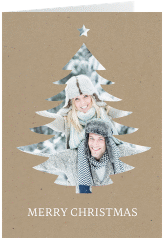 Weihnachtskarte "Tanne"