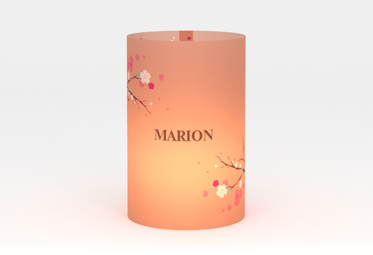Windlicht Hochzeit Sakura Windlicht apricot
