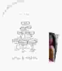 Einladungskarte Hochzeit Cheers A6 Bogen-Klappkarte + Foto weiss