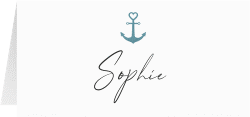 Klick: Details zu Tischkarte Hochzeit "Ankerliebe" anzeigen Tischkarte Hochzeit Ankerliebe